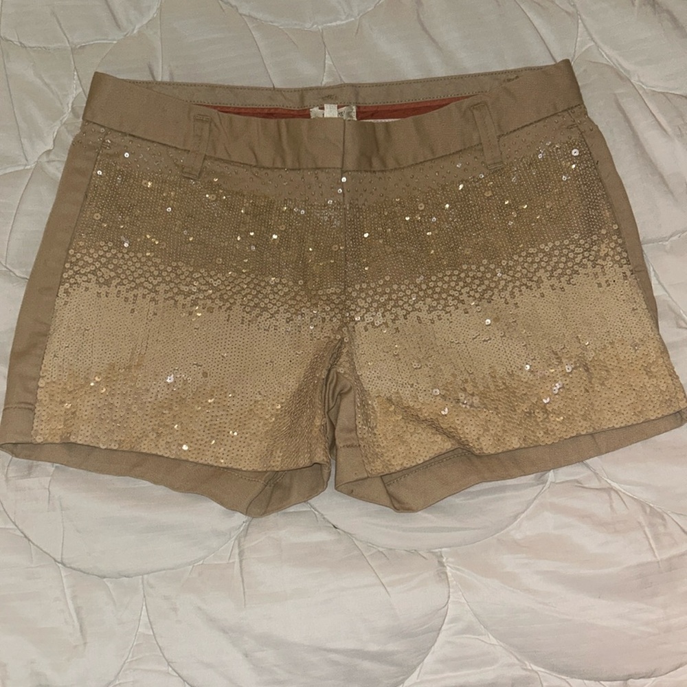 JCrew sequins shorts